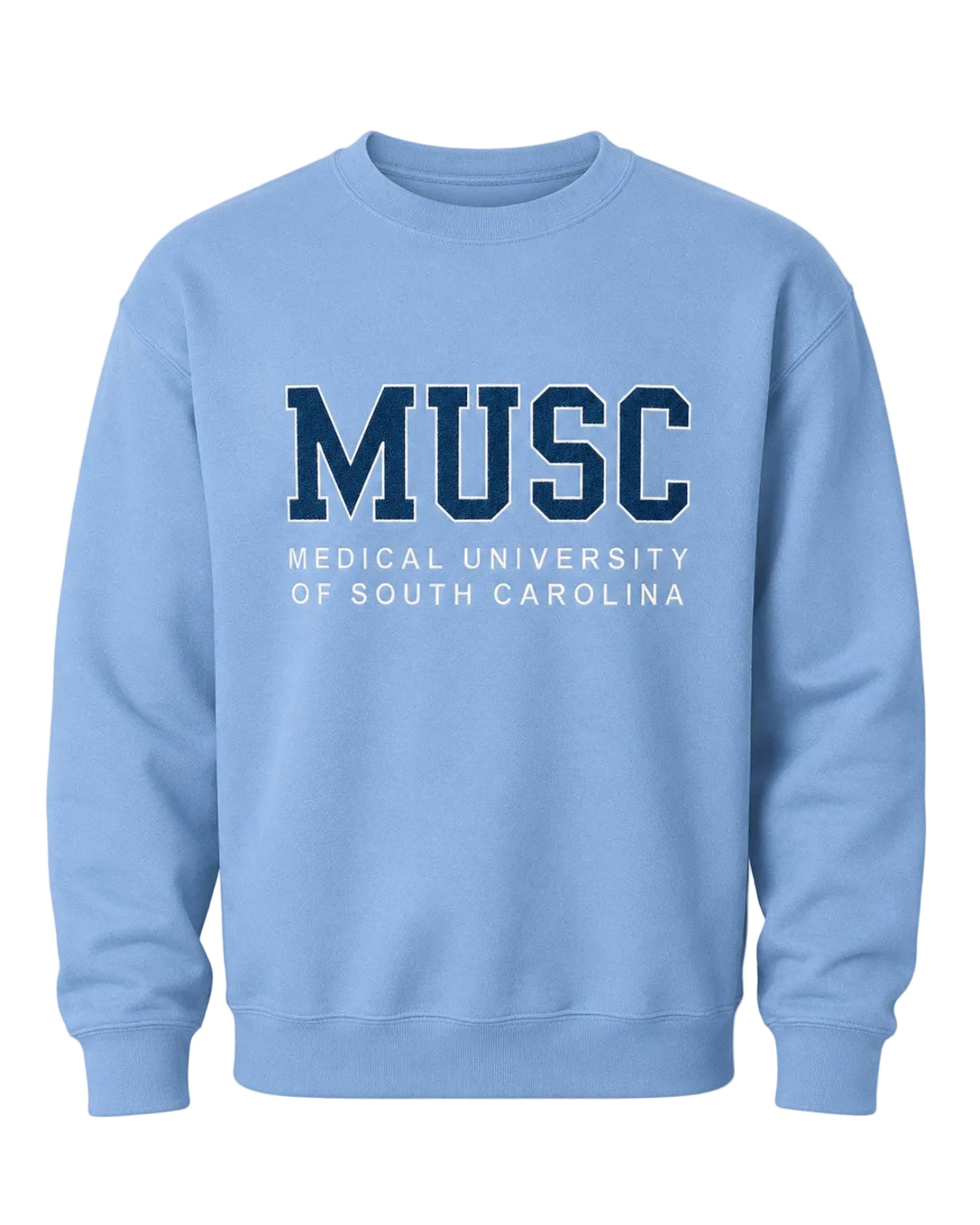 Embroidered MUSC Shirt_Double Outline Font