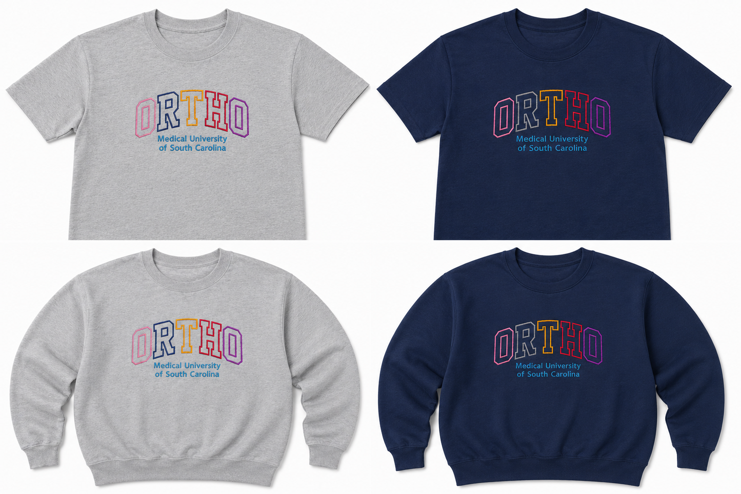 Custom Embroidered ORTHO Shirt – Choose Your Thread Colors