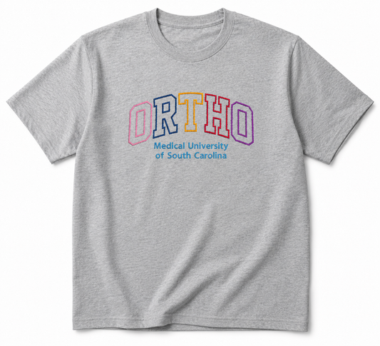 Custom Embroidered ORTHO Shirt – Choose Your Thread Colors