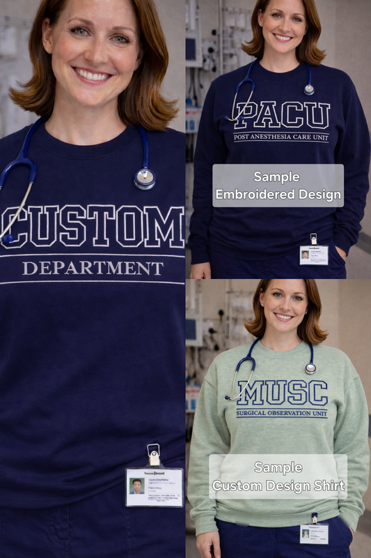 Custom Shirt - Embroidered Institution & Department – Unisex Gildan Shirts